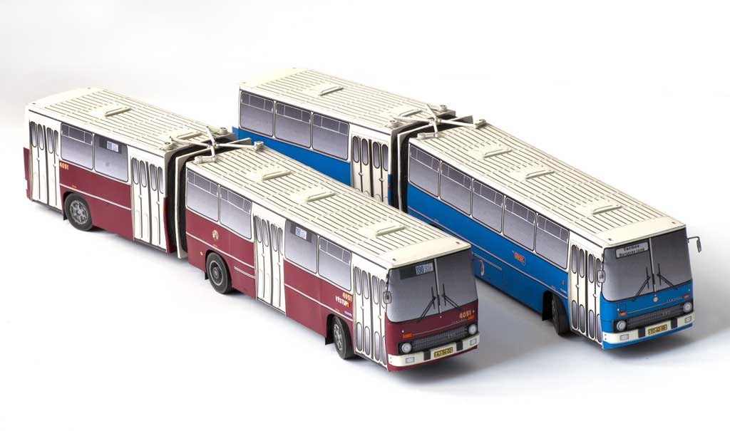 autobus kĺbový - Ikarus 280.08 (DP Praha)